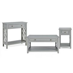 3Pce Jane Coffee Table , Side Table & Console