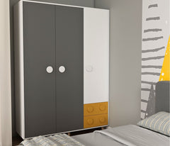 Cloudy 3 Door Kids Wardrobe