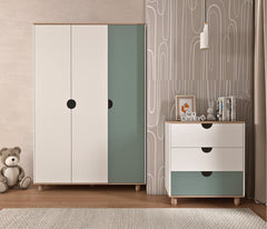 Nova 3 Door Kids Wardrobe