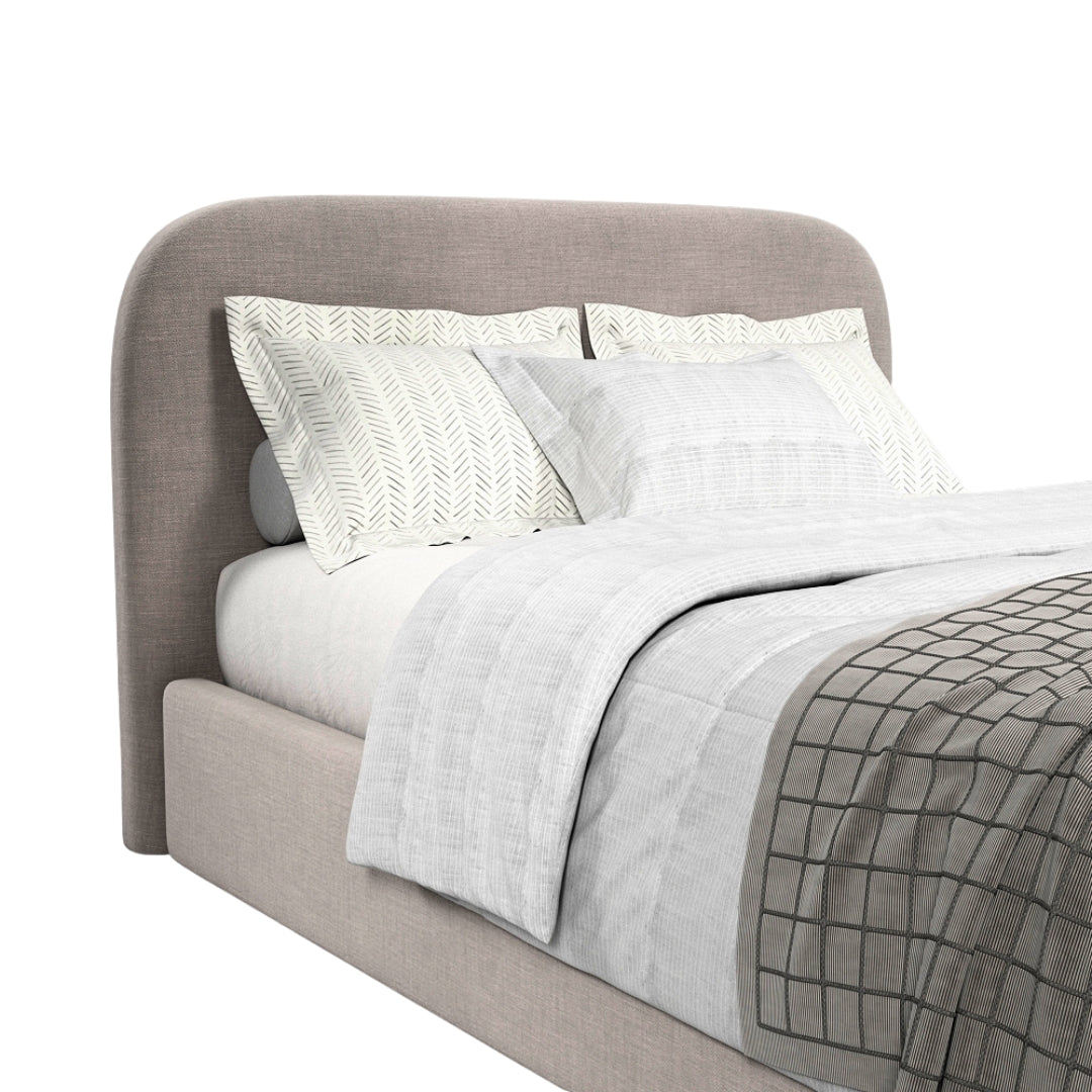 Lana Linen Bed - Footer Base