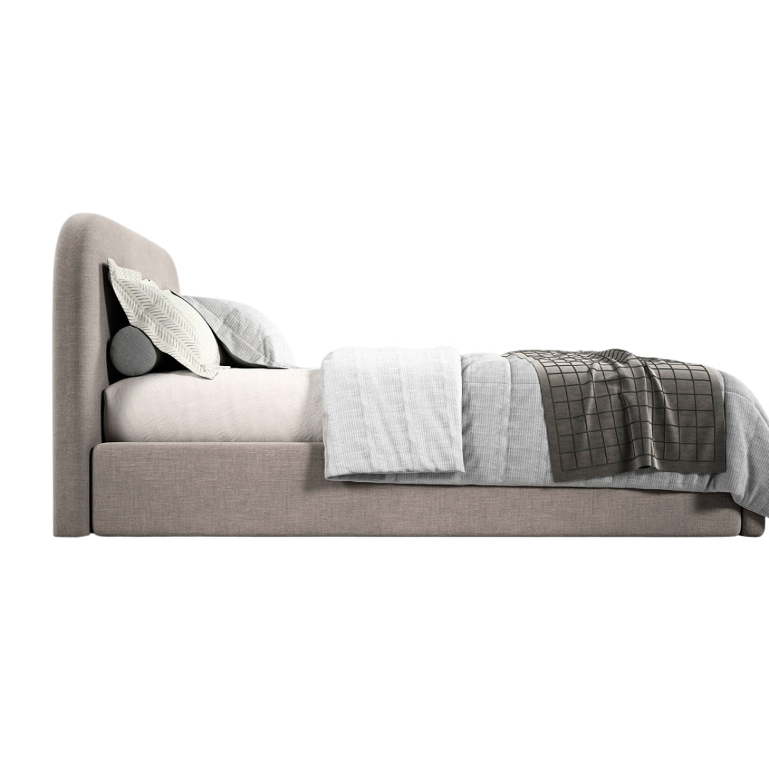 Lana Linen Bed - Footer Base