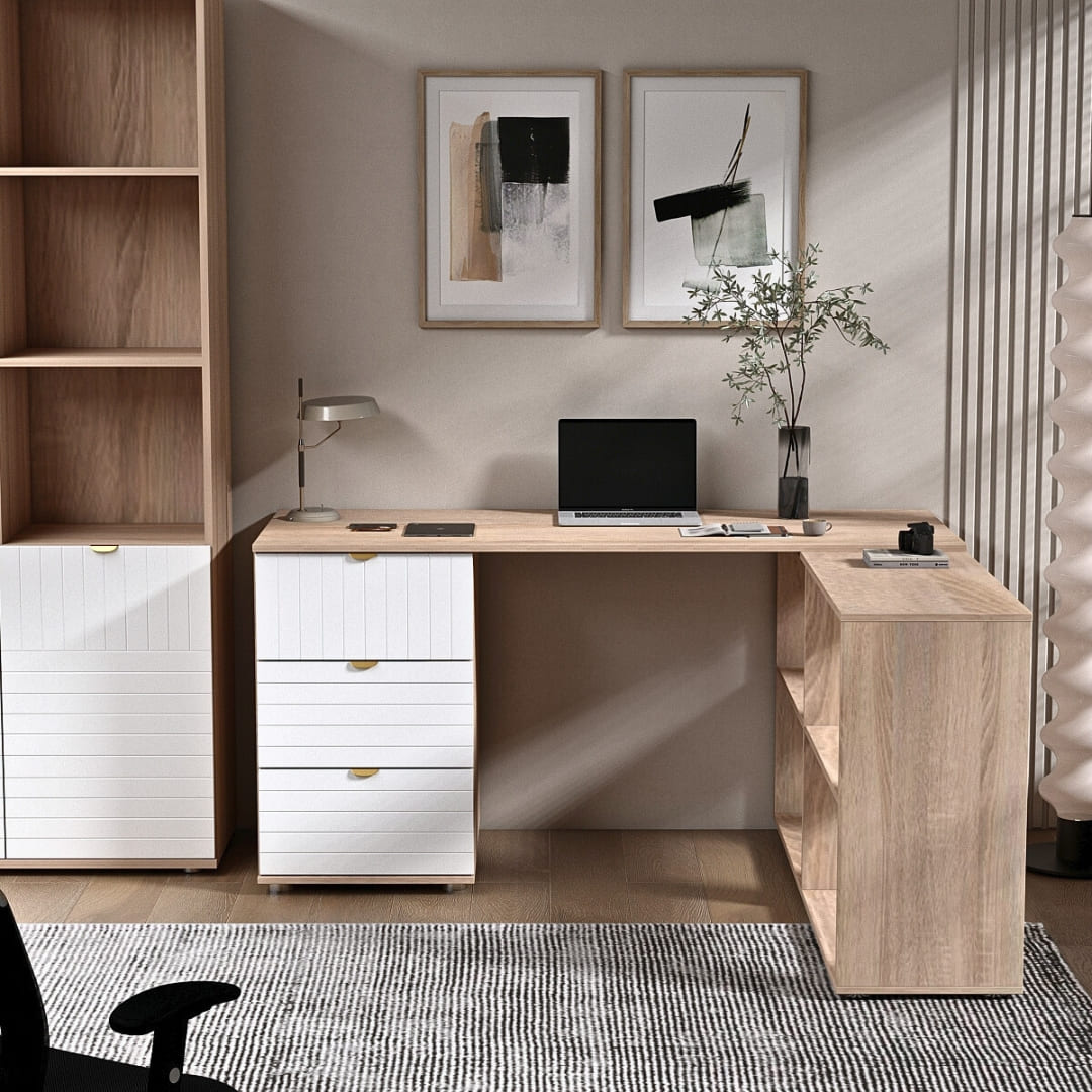 Emilia L-Shape Desk