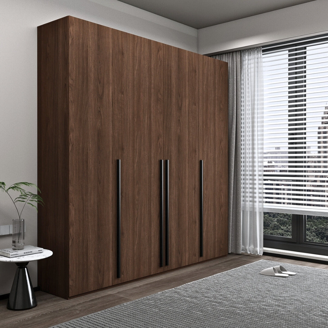 Diplo 4 Door Wardrobe 5-Piece Bedroom Set