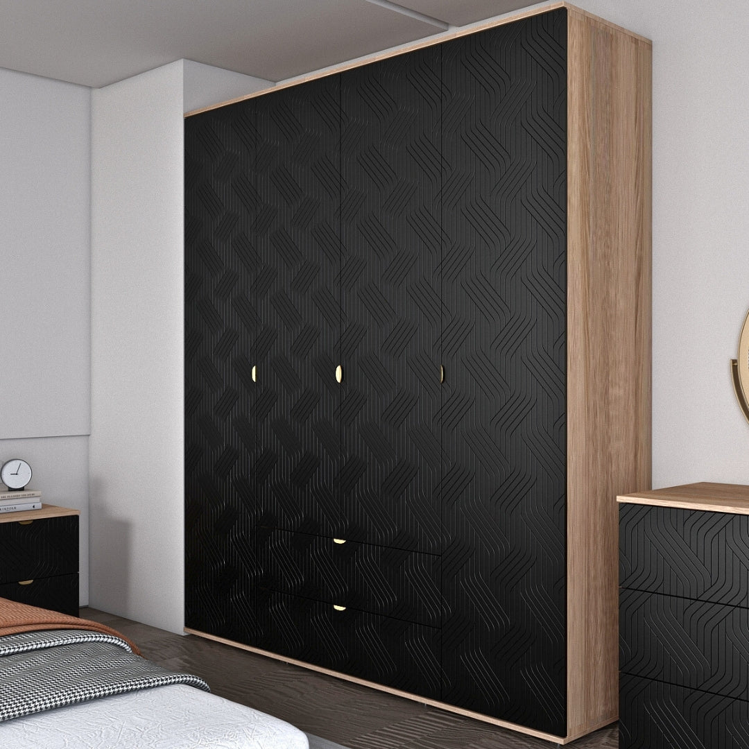 Niyra 4 Door Wardrobe