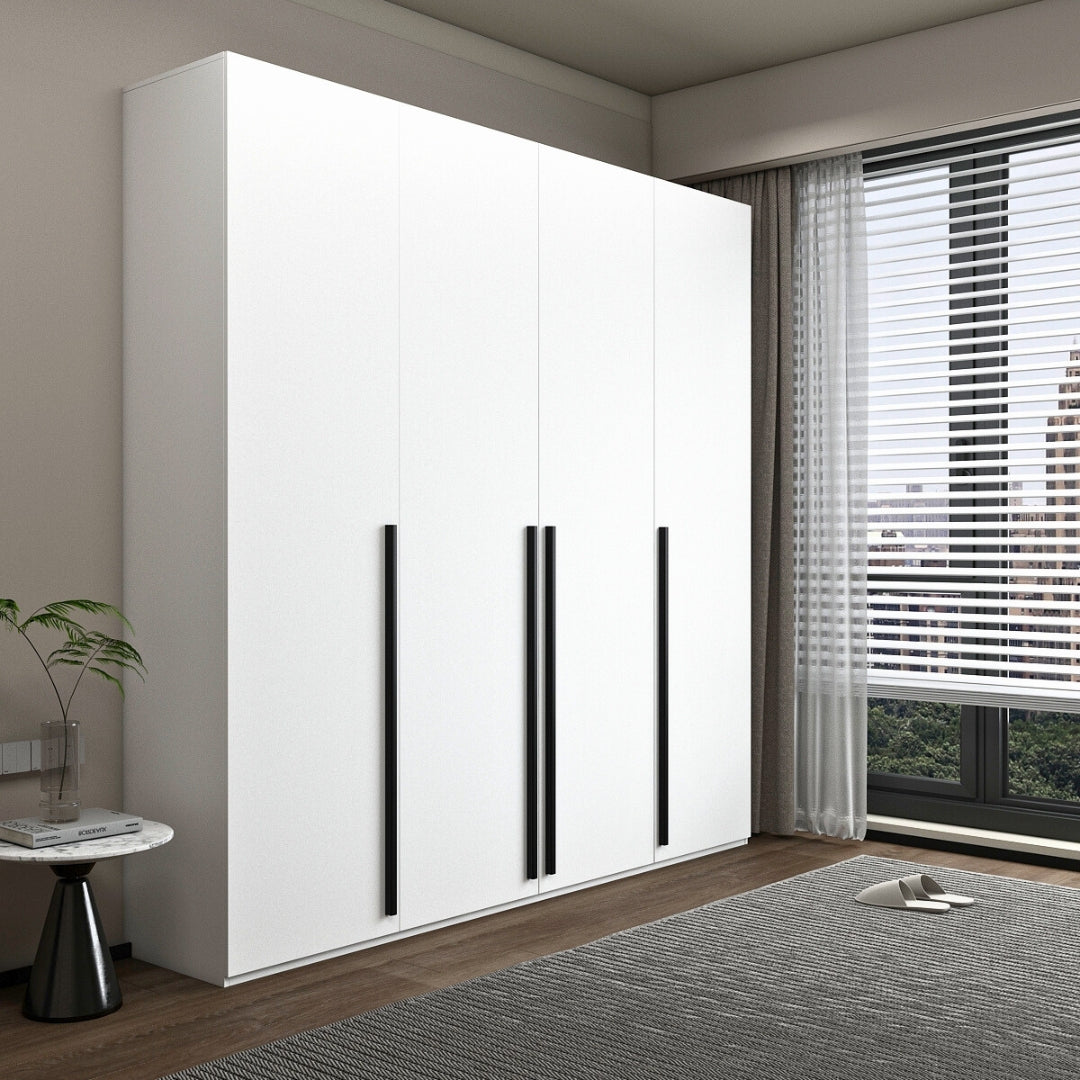 Diplo 4 Door Wardrobe 5-Piece Bedroom Set
