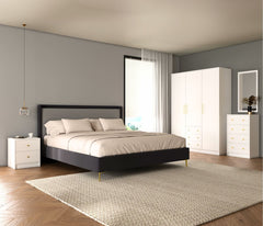 Soul 3 Door Wardobe 4-Piece Bedroom Set
