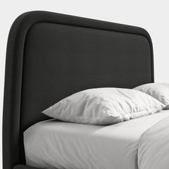 Orenza Linen Bed - Metal Legs