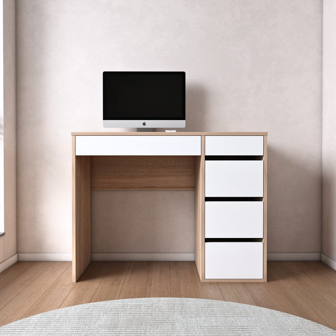 Sylis 5-Drawer Desk