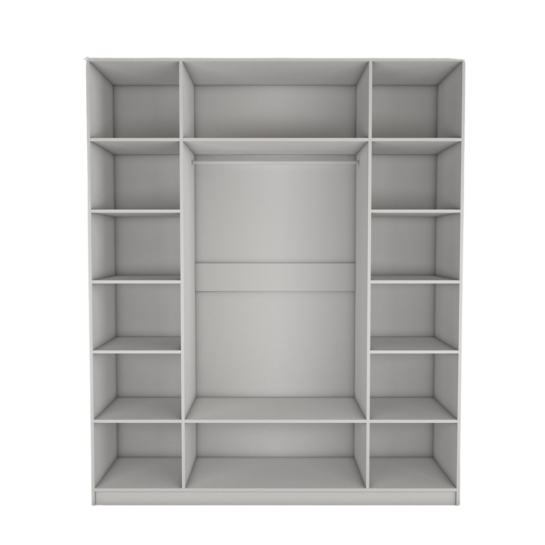 Diplo 4 Door Wardrobe 5-Piece Bedroom Set