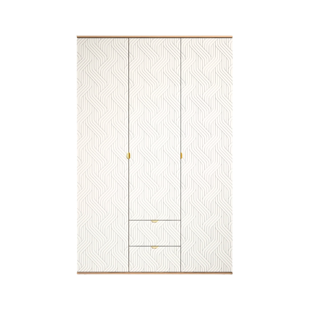 Niyra 3 Door Wardrobe