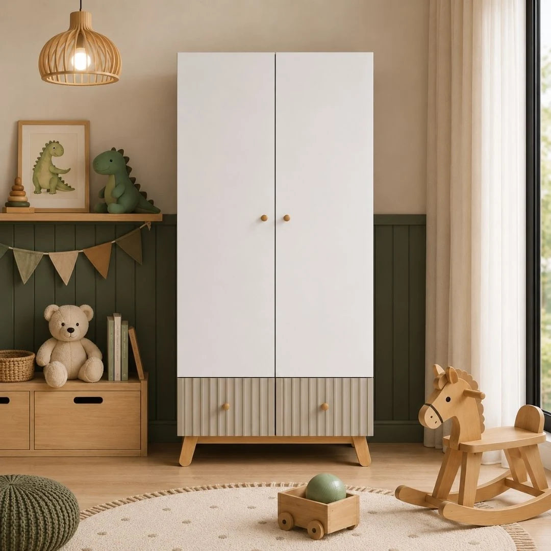 Lumi 2 Door Kids Wardrobe