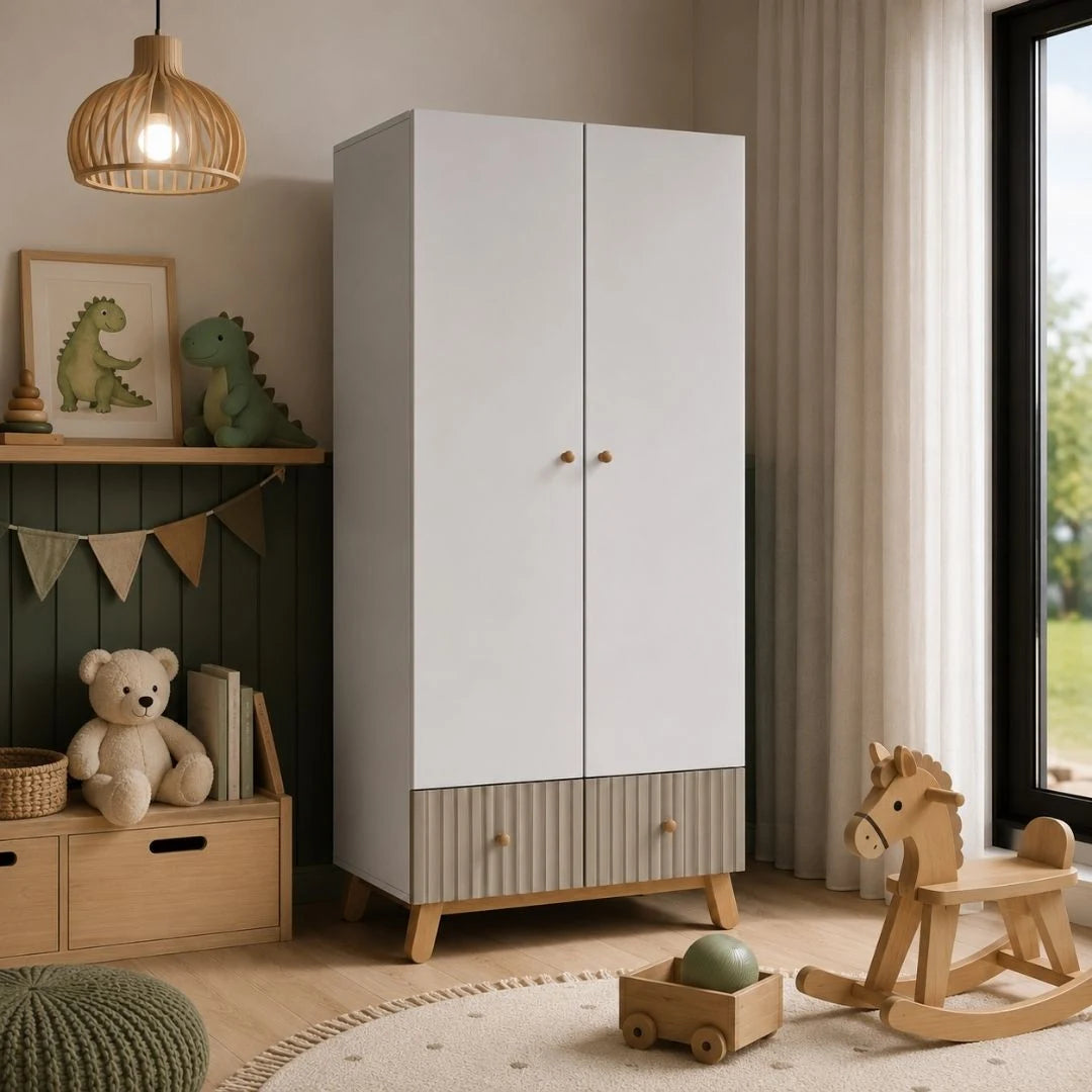 Lumi 2 Door Kids Wardrobe