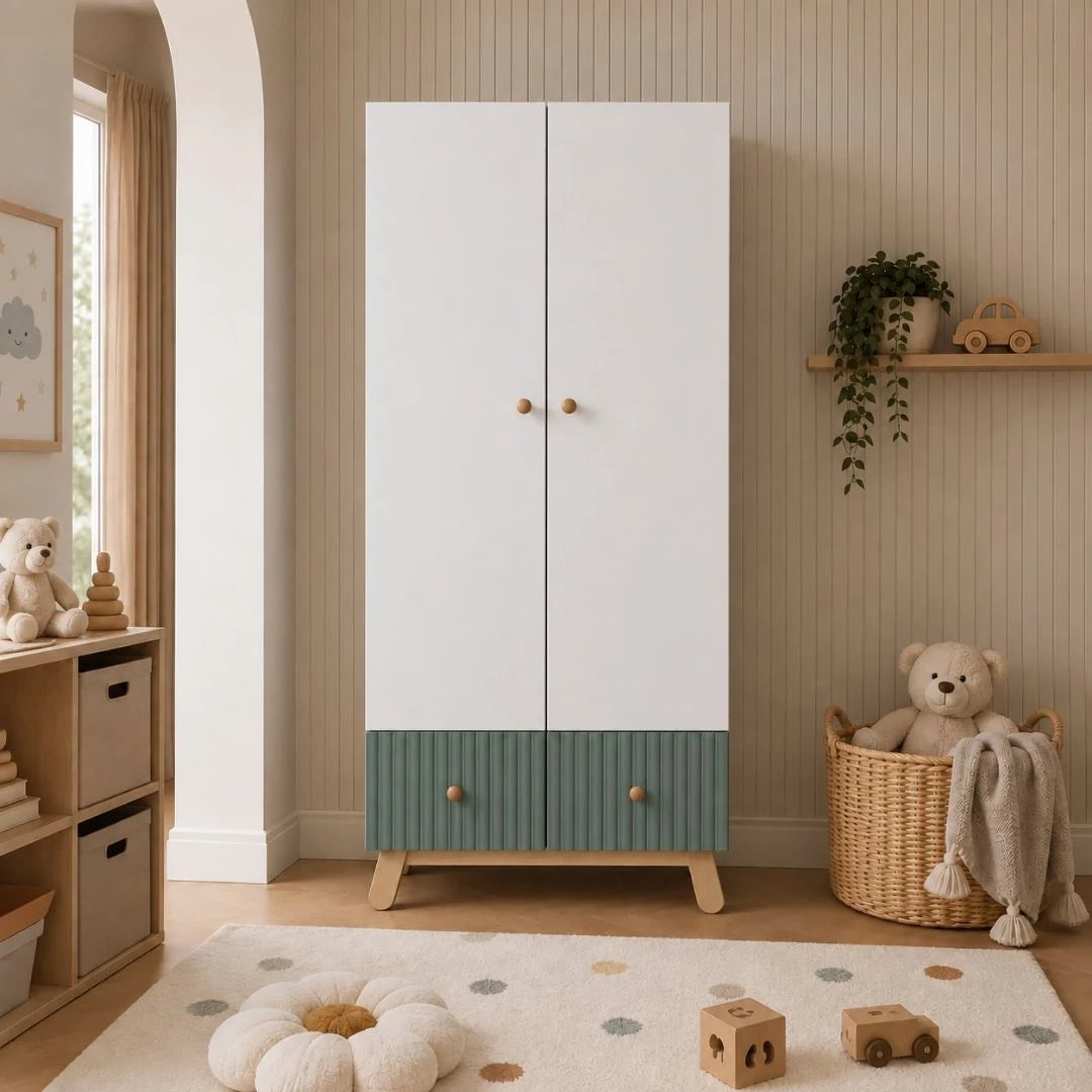 Lumi 2 Door Kids Wardrobe