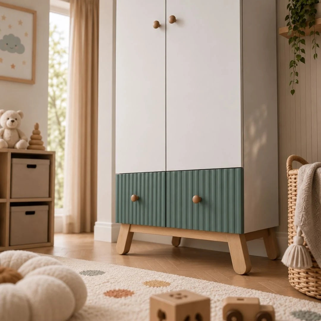 Lumi 2 Door Kids Wardrobe