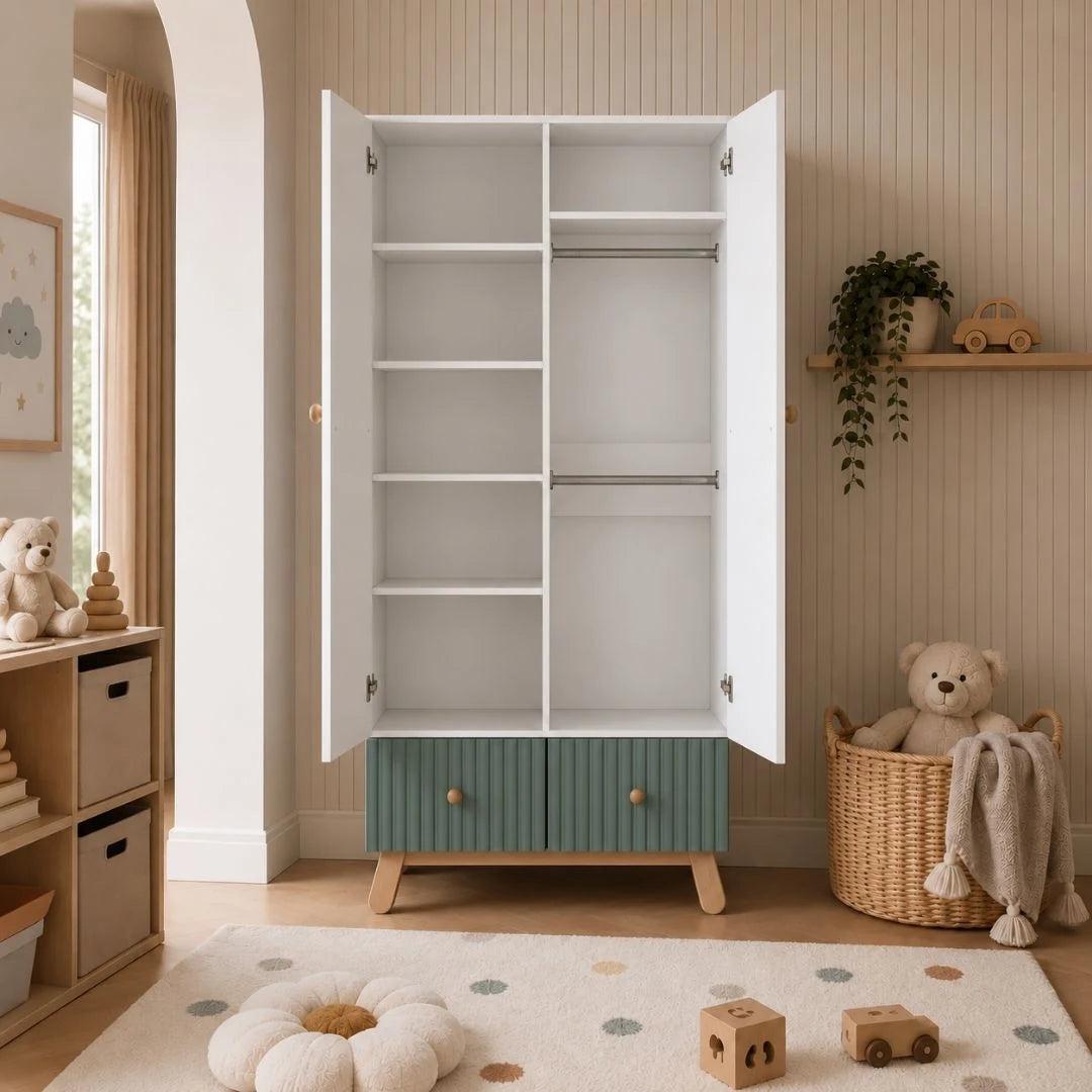 Lumi 2 Door Kids Wardrobe