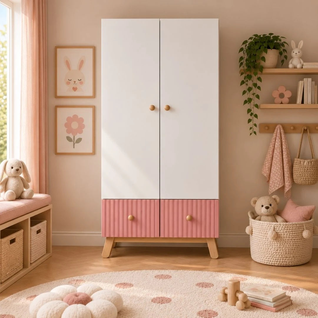 Lumi 2 Door Kids Wardrobe