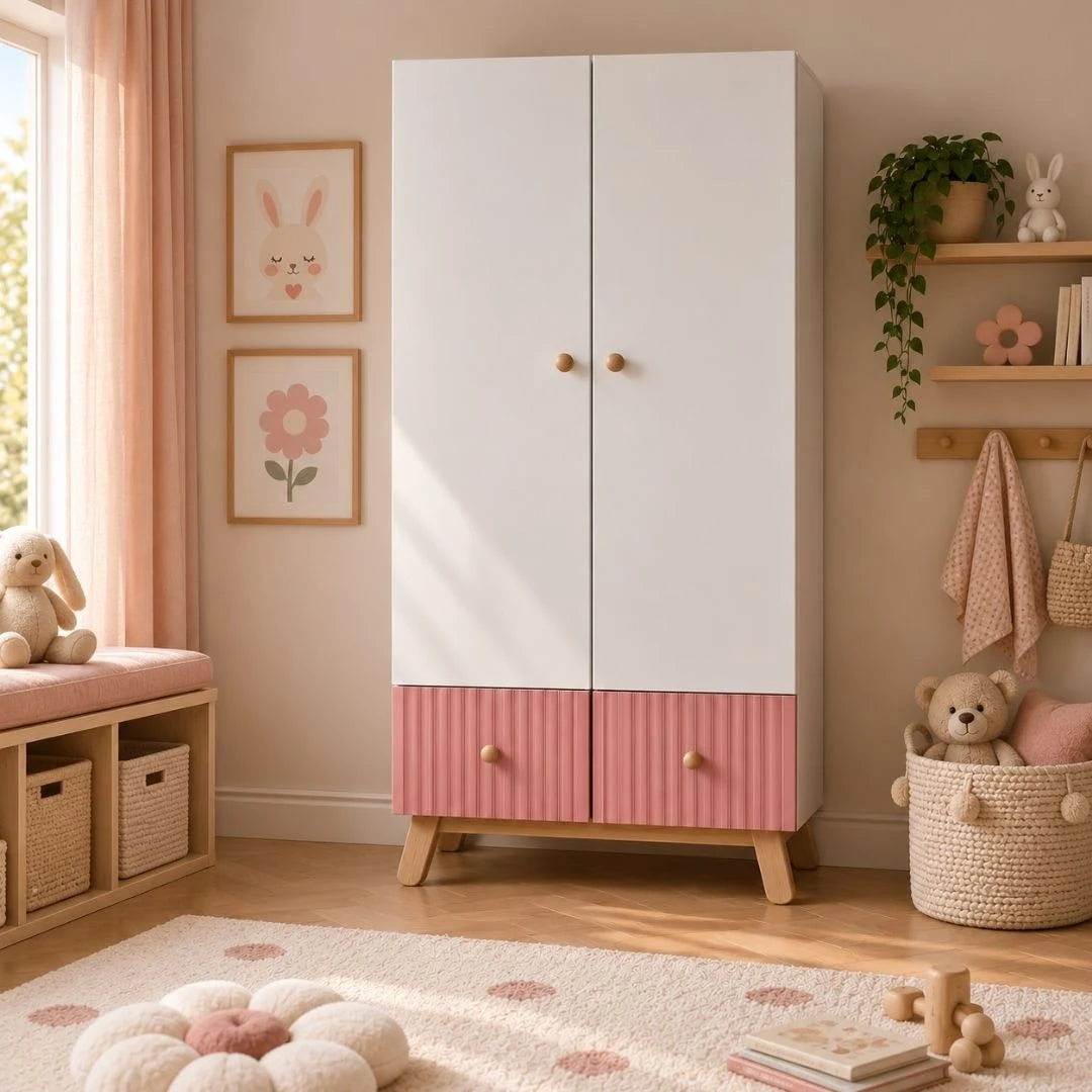 Lumi 2 Door Kids Wardrobe