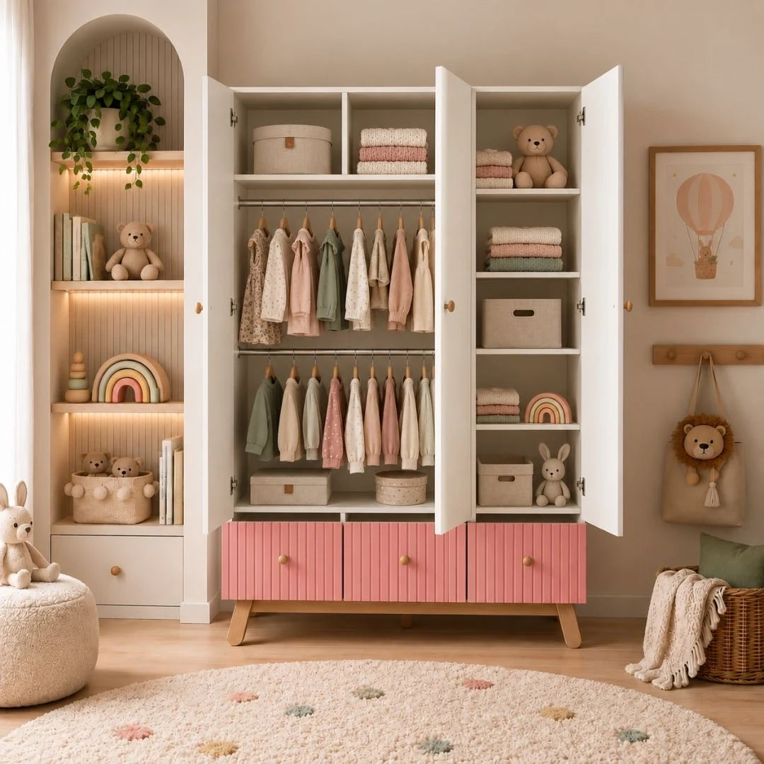 Lumi 3 Door Kids Wardrobe