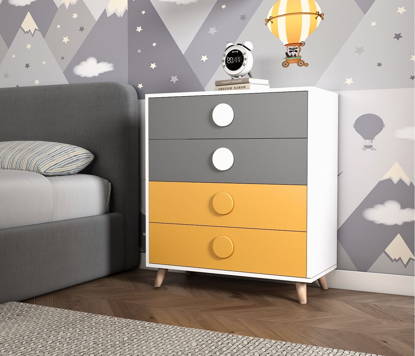 Cloudy Kids Drawer Unit
