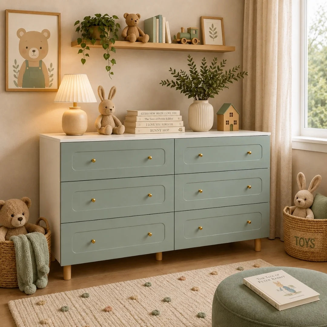 Dazz Kids 6 Drawer Unit