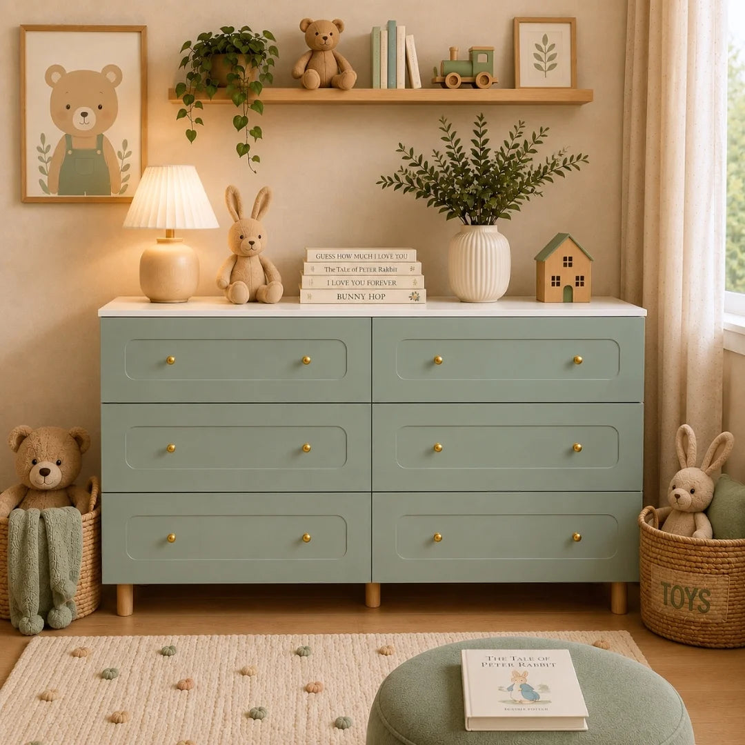 Dazz Kids 6 Drawer Unit