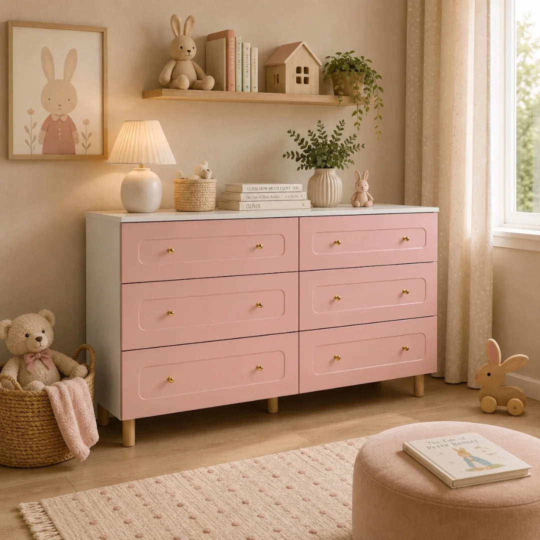 Dazz Kids 6 Drawer Unit