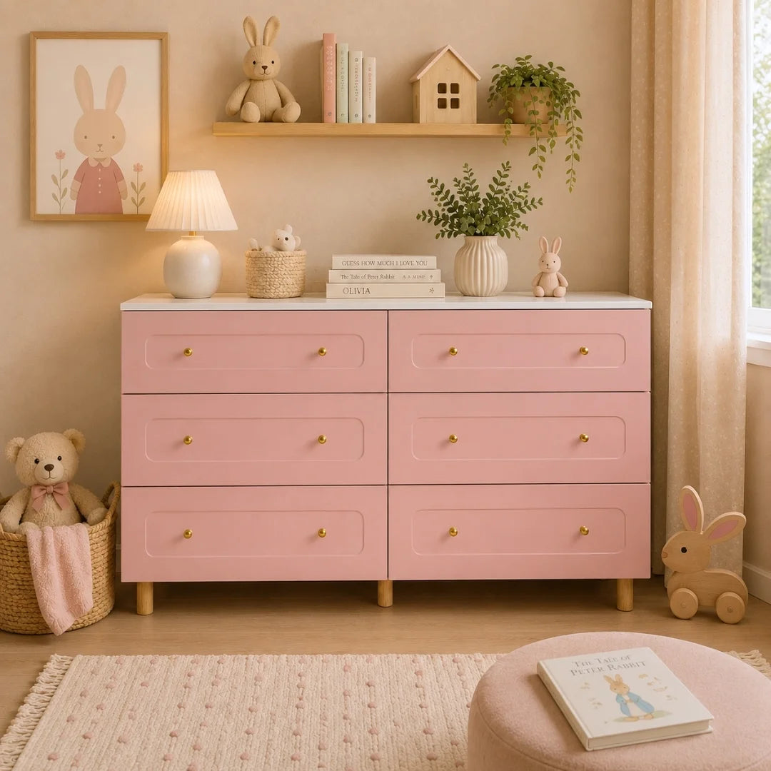 Dazz Kids 6 Drawer Unit