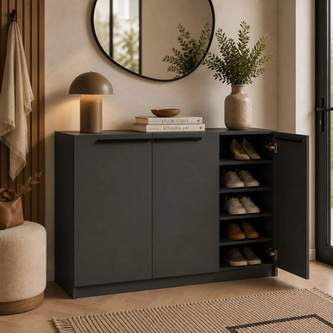 Diplo 3 Door Shoe Cabinet