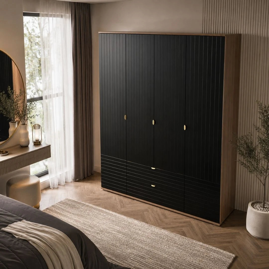 Emilia 4 Door Wardrobe