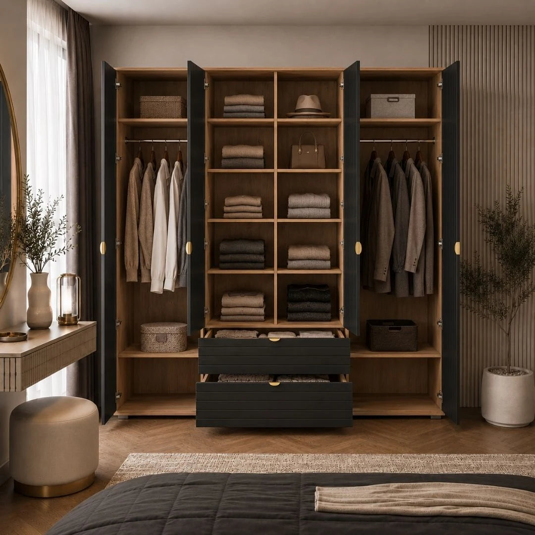 Emilia 4 Door Wardrobe
