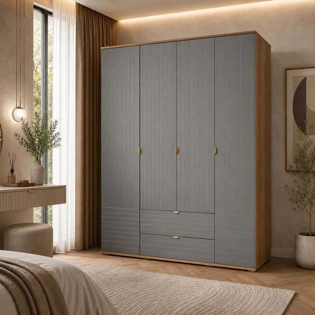 Emilia 4 Door Wardrobe