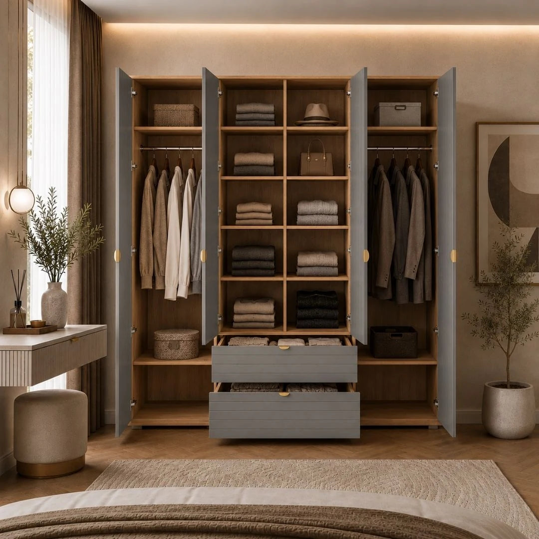Emilia 4 Door Wardrobe