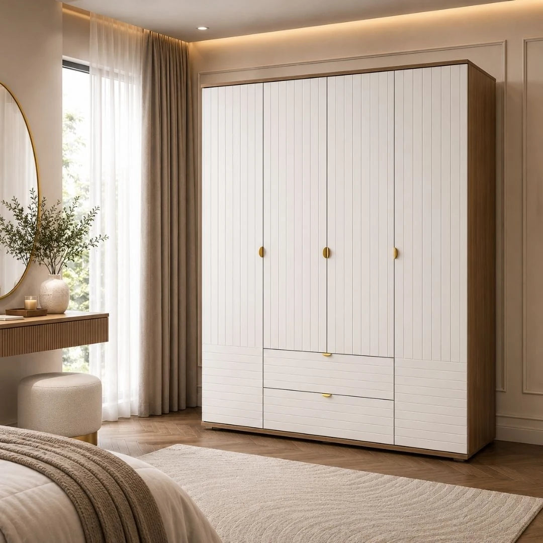 Emilia 4 Door Wardrobe
