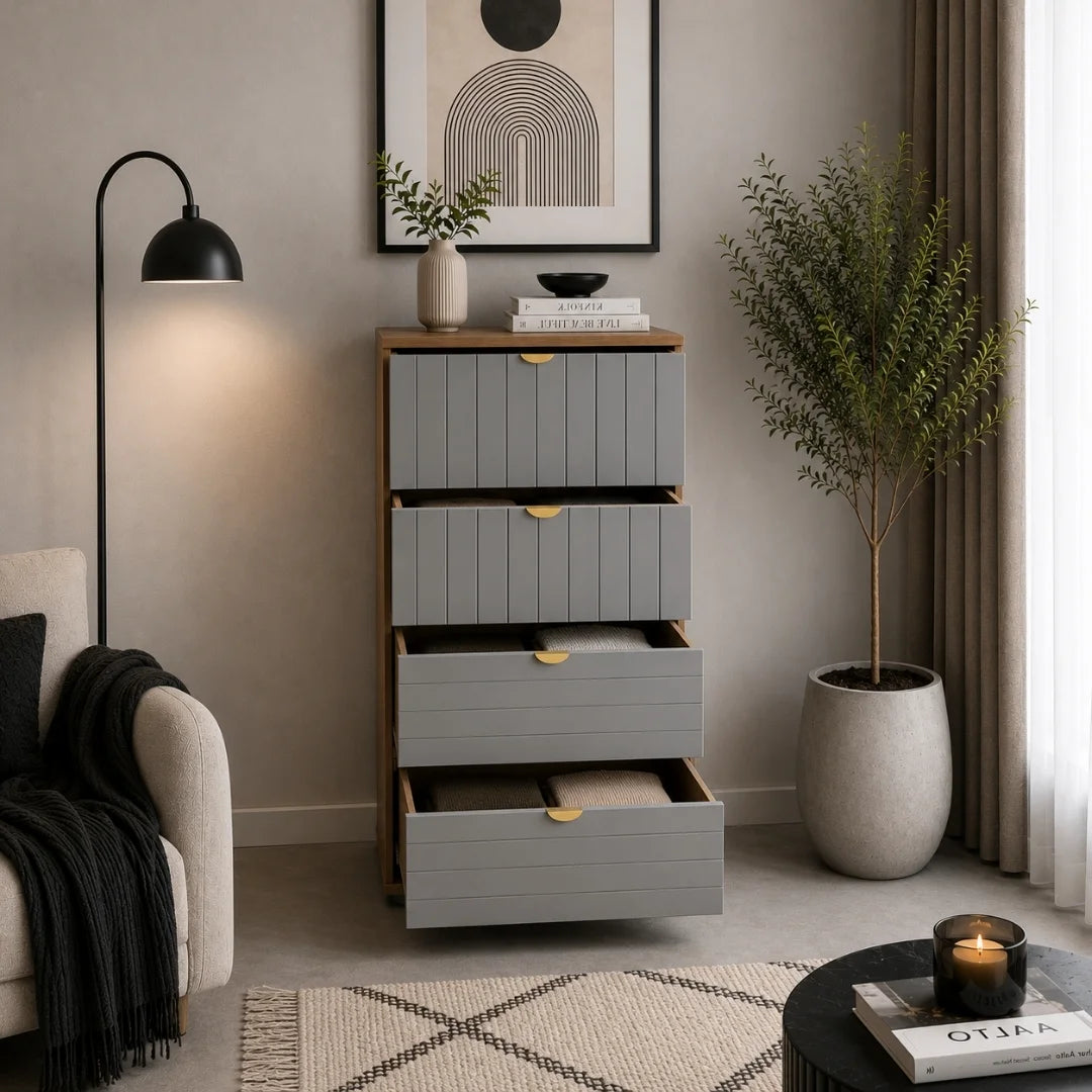 Emilia 4 Drawer Unit