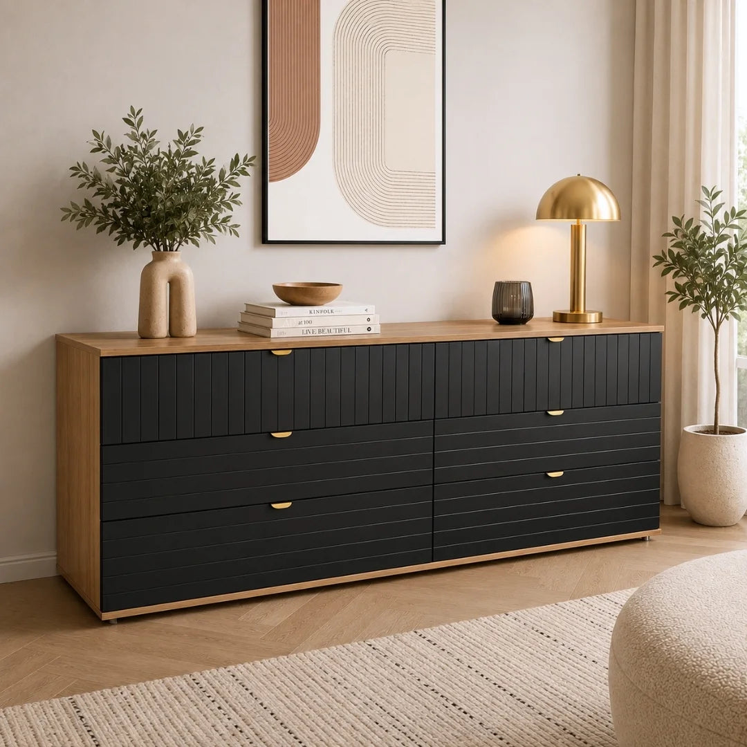 Emilia 6 Drawer Unit