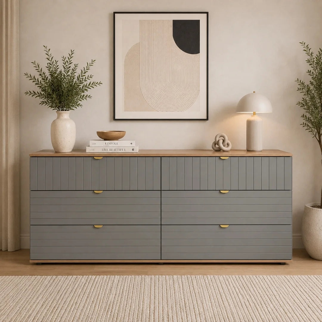 Emilia 6 Drawer Unit