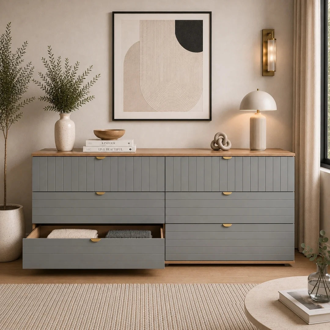 Emilia 6 Drawer Unit