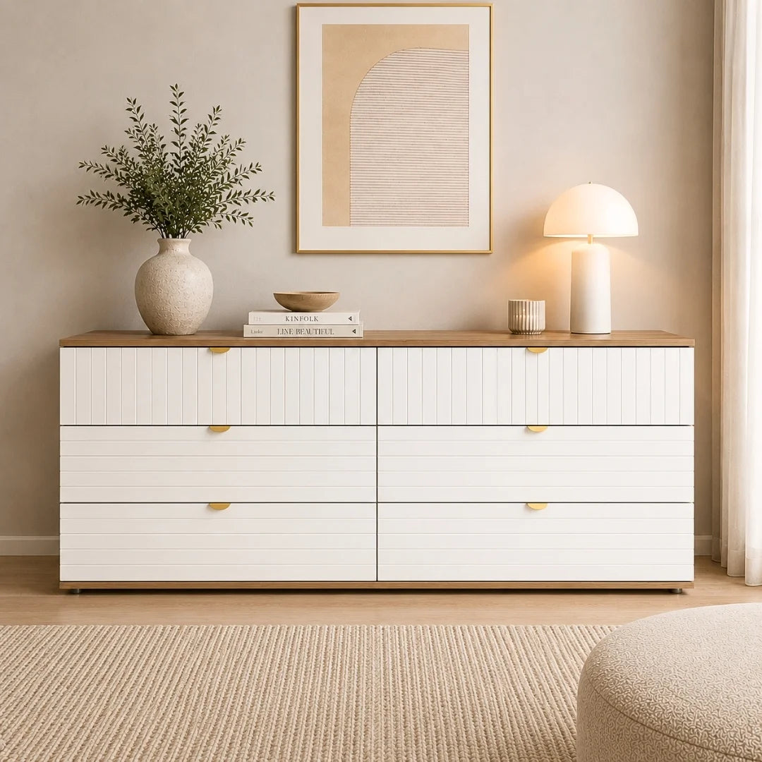 Emilia 6 Drawer Unit