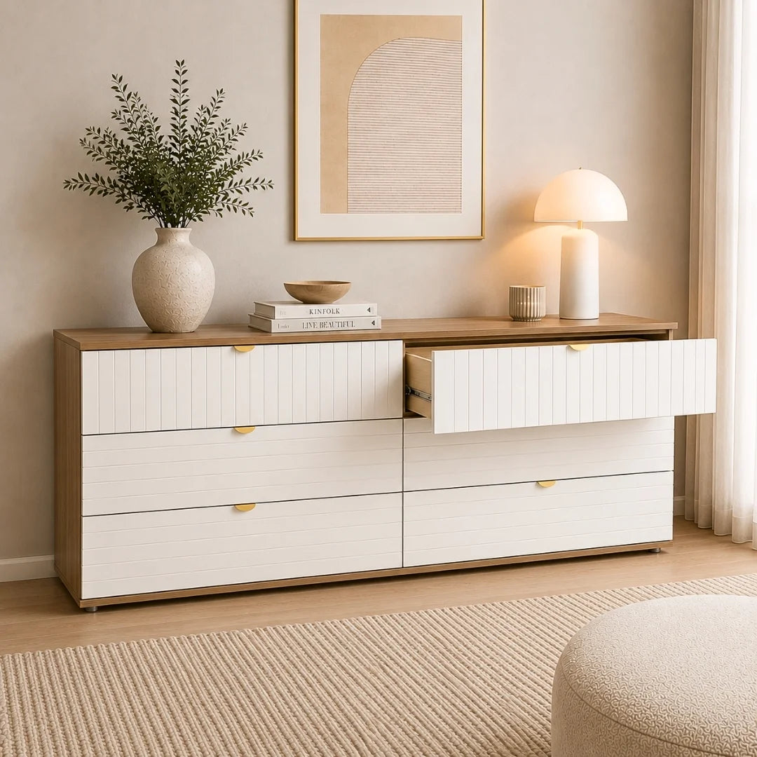 Emilia 6 Drawer Unit
