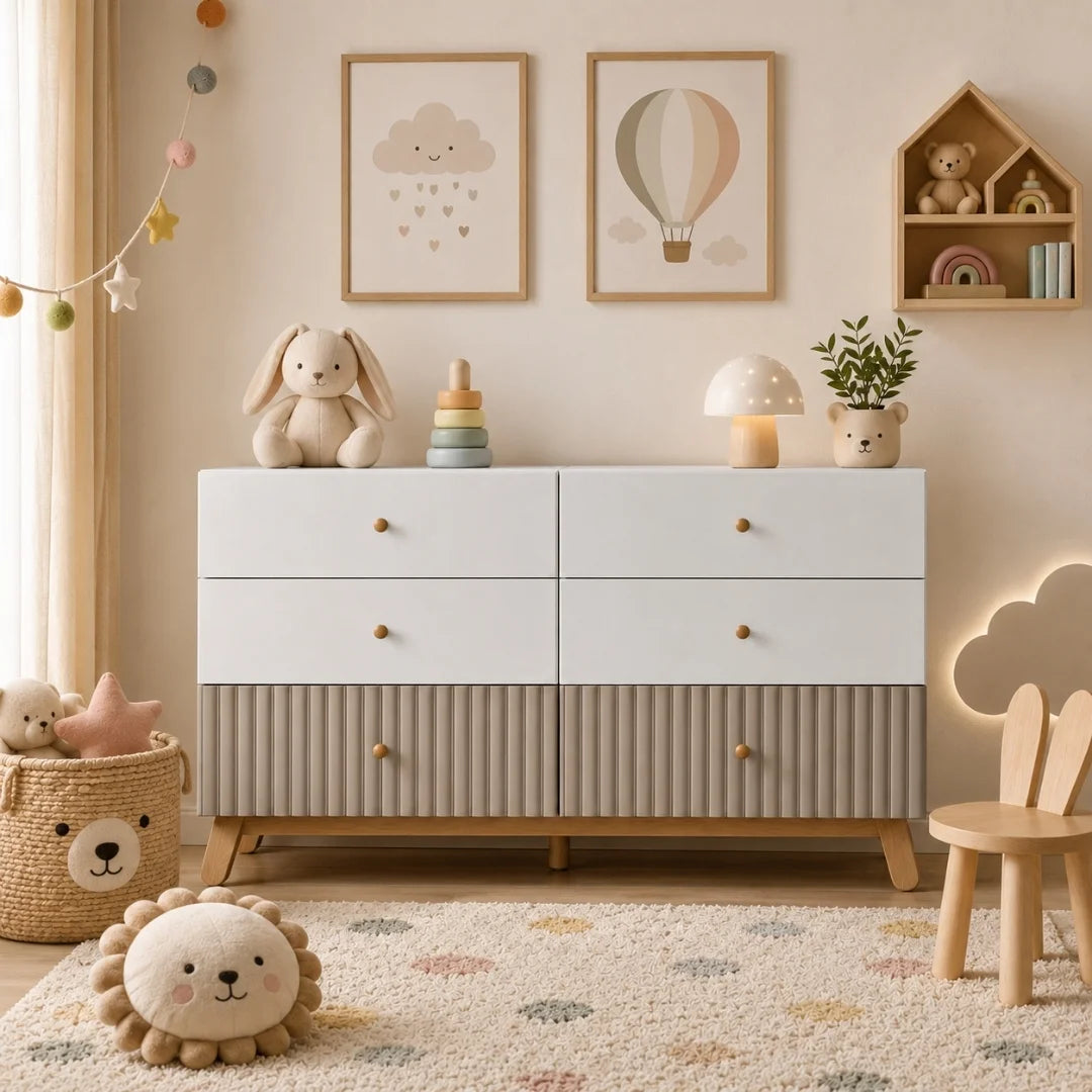 Lumi Kids 6 Drawer Unit