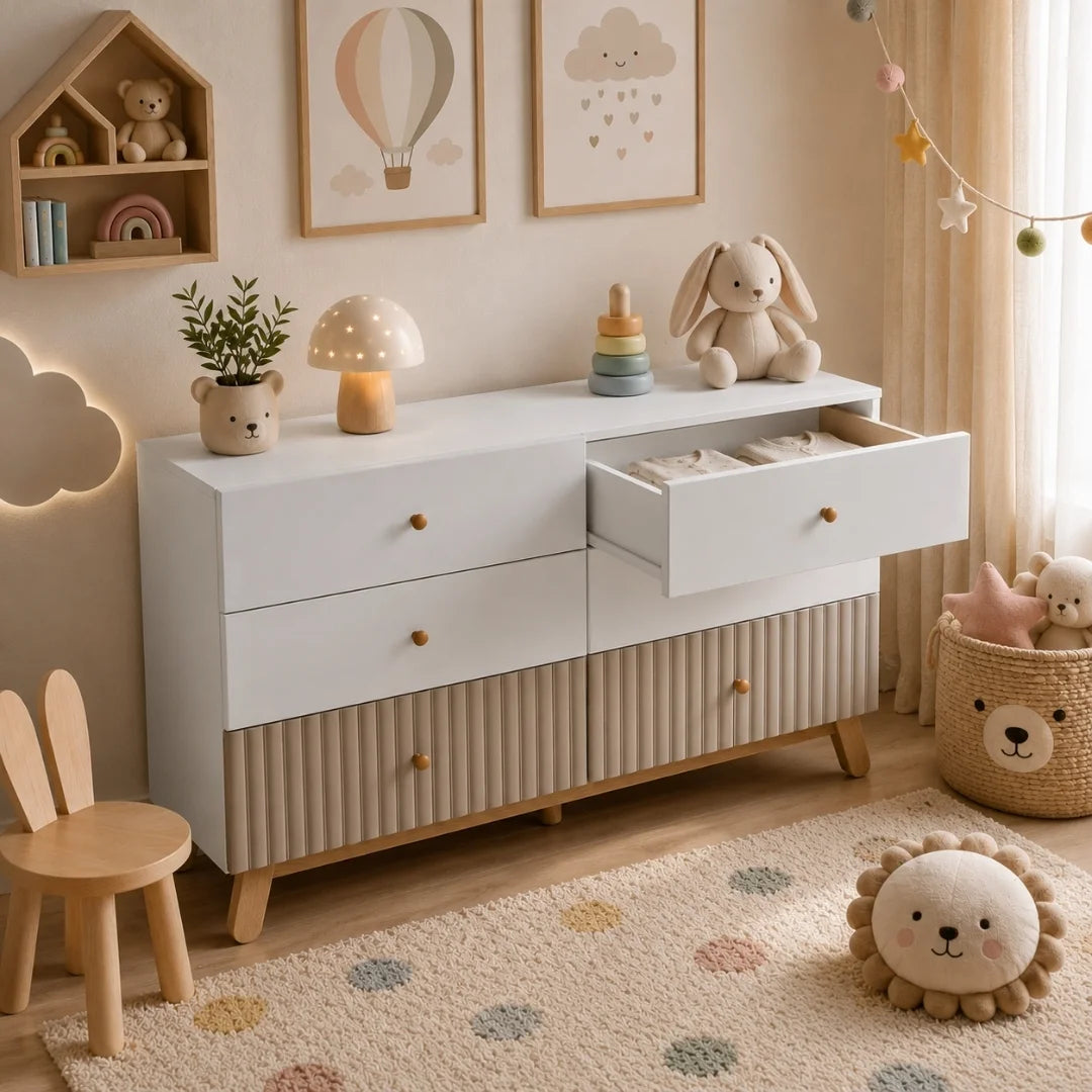 Lumi Kids 6 Drawer Unit