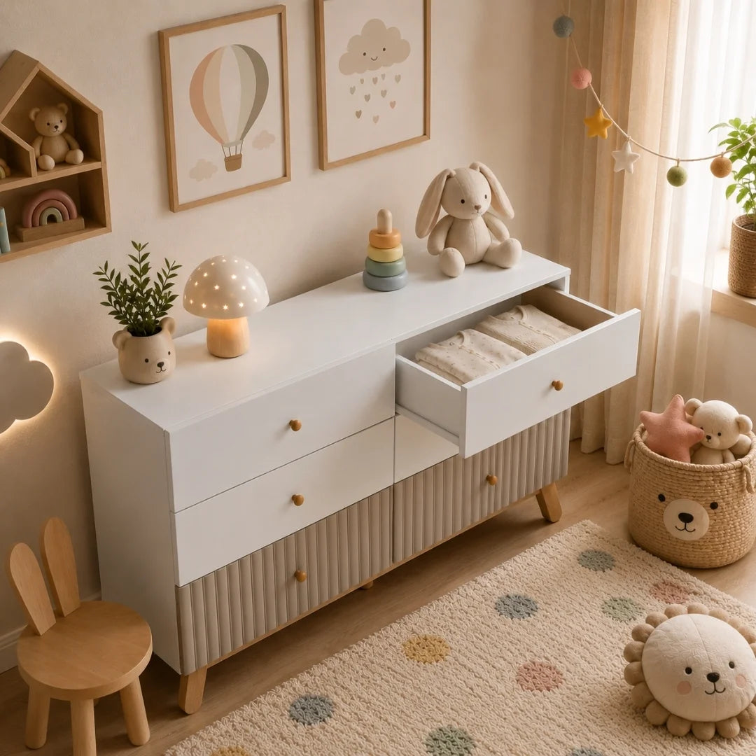 Lumi Kids 6 Drawer Unit