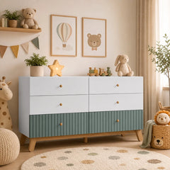 Lumi Kids 6 Drawer Unit