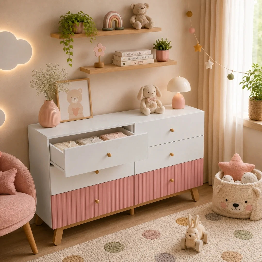 Lumi Kids 6 Drawer Unit