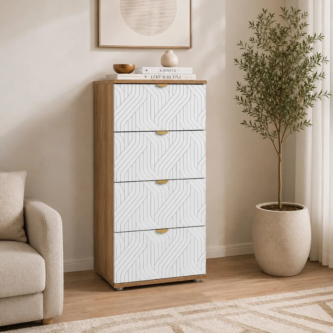 Niyra 4 Drawer Unit