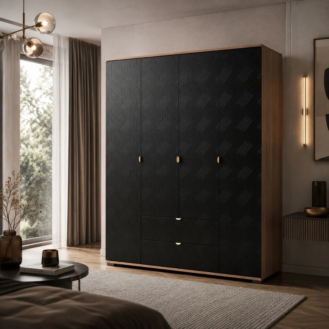 Niyra 4 Door Wardrobe
