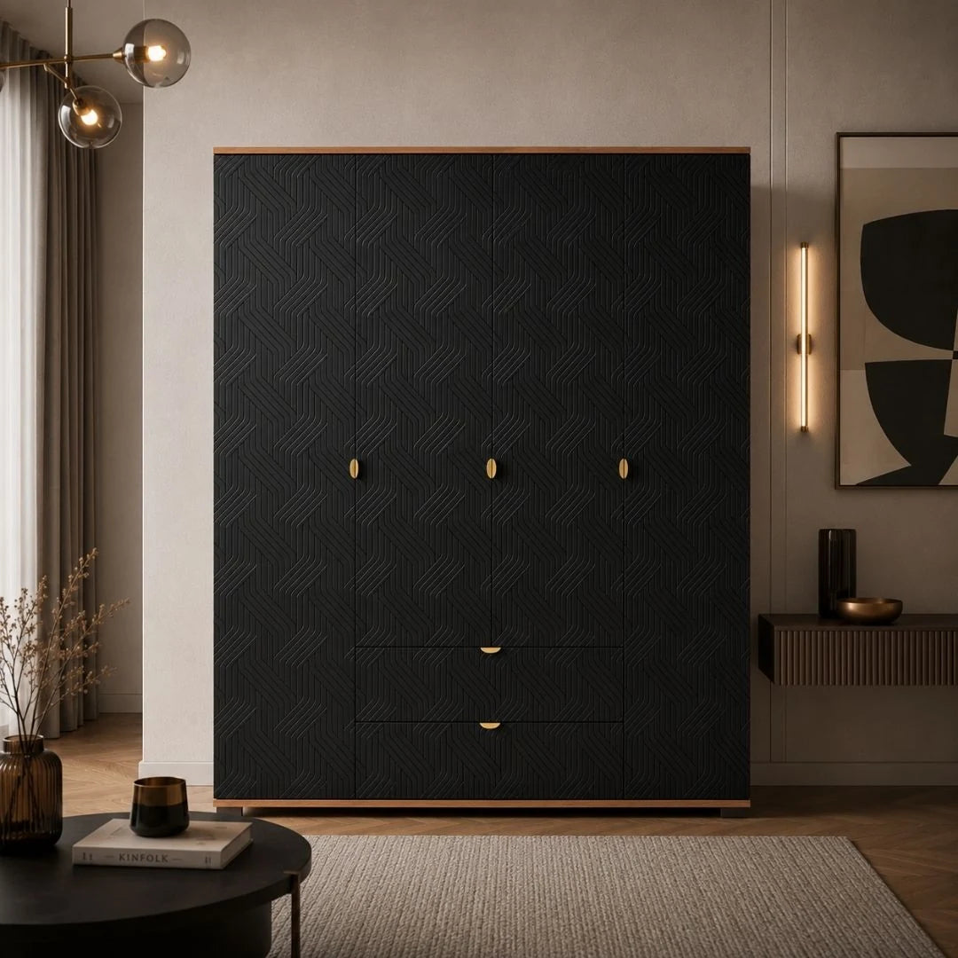 Niyra 4 Door Wardrobe