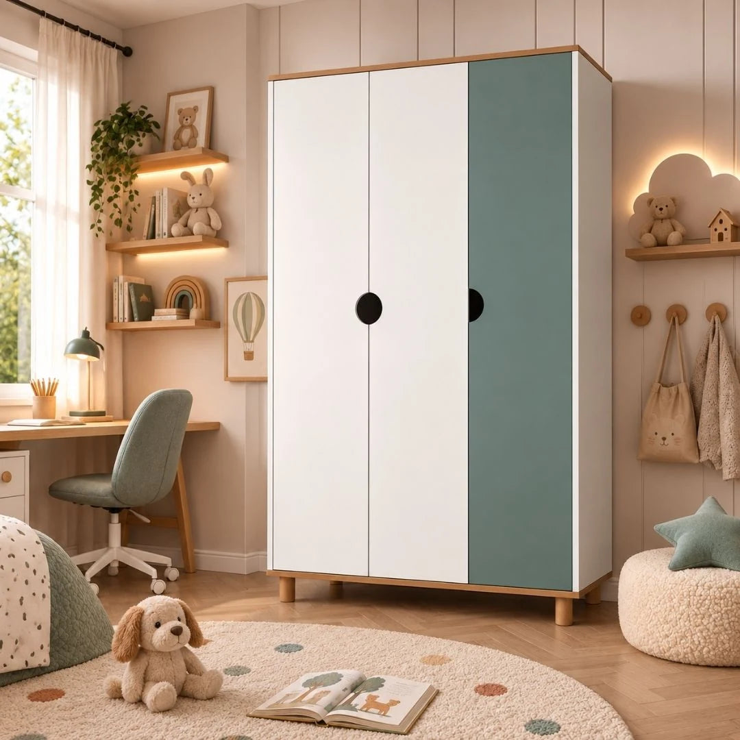 Nova 3 Door Kids Wardrobe
