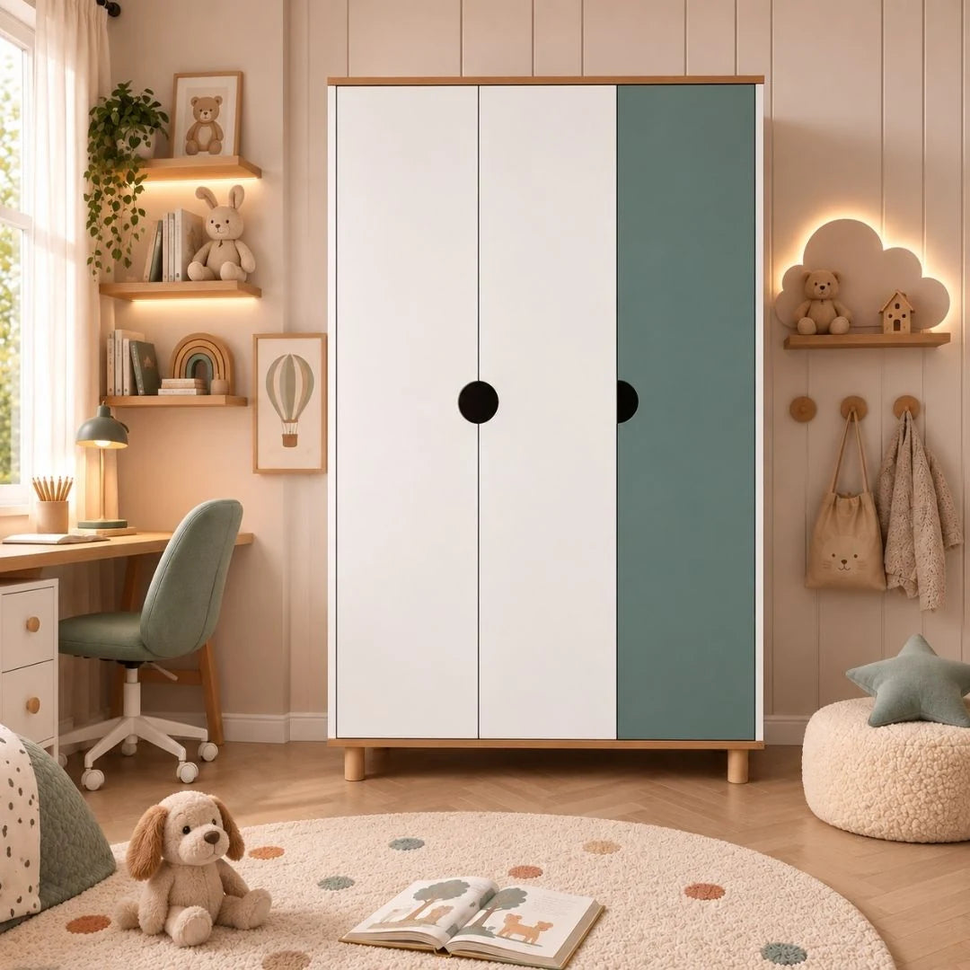Nova 3 Door Kids Wardrobe