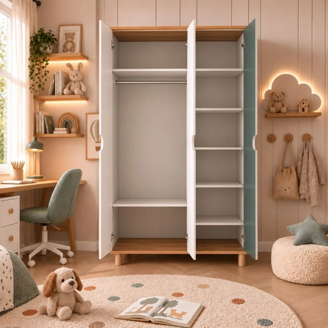 Nova 3 Door Kids Wardrobe
